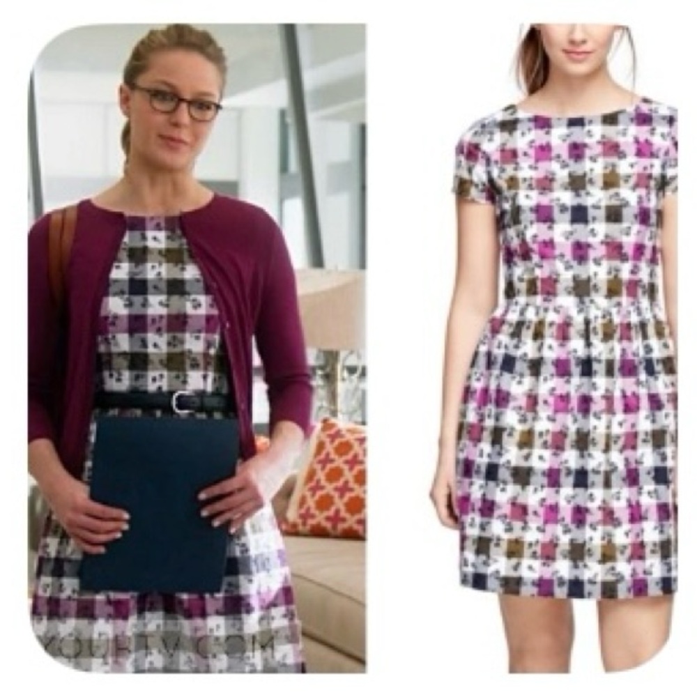 Brooks Brothers Plaid Cotton Dress 14